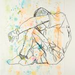 友達Rくん／39×27cm／水彩絵の具・パステル