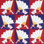 日本の美意識『芸者』／21×21㎝／アクリル絵の具