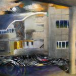 絵画「風景」／38×54cm／アクリル絵の具