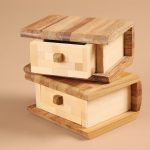 Book Chest／13.5×15×16cm／木