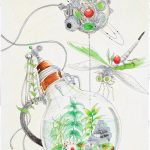 電球／29×19㎝／ペン・コピック・色鉛筆