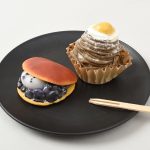 じっくり見ると見えてくる／モンブラン：6×7×7cm／どらやき：3×7×7cm／皿：1.5×26×26cm／粘土・彩色・ニス