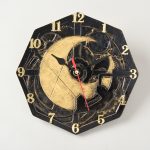 世界で一つの装飾／3×18×18cm／白彫板・時計針